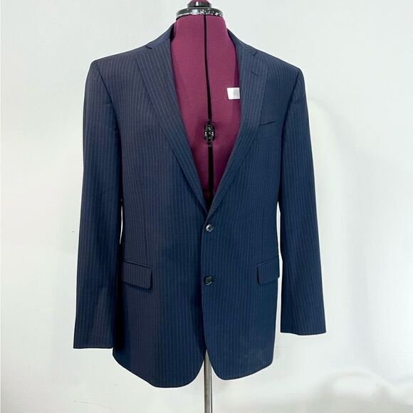 Brooks Brothers Explorer Regent Fit Stripe Print 40R Blazer Sport Coat Jacket - Picture 1 of 8